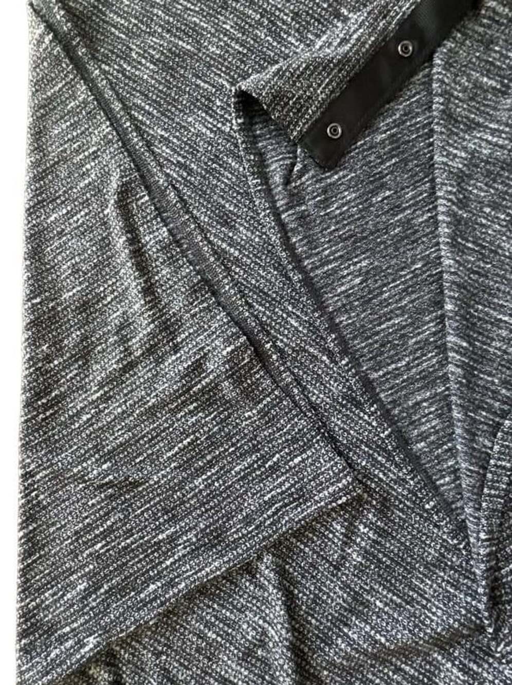 Lululemon Vinyasa Scarf Rulu Shuttle Jacquard Black Silver Screen OS Snap Wrap